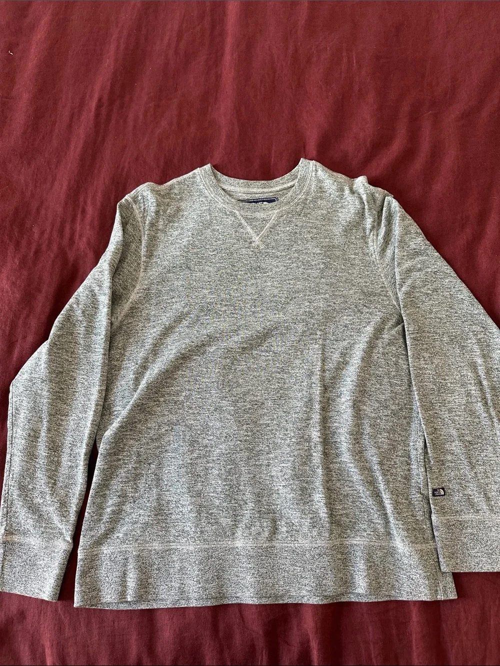 The North Face Men's Heather Gray Crewneck Sweatshirt
